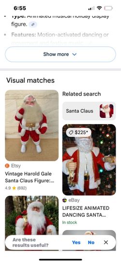 Harol gale Santa Claus  vintage