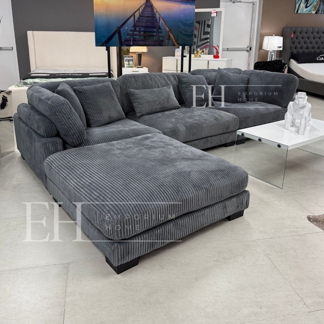 Grey Cloud 4 Piece Sofa Sectional