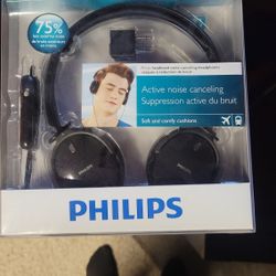 Phillips Wired Noise Cancelling Headphones