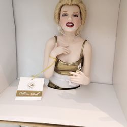 Porcelain portrait Doll " Always Marilyn"