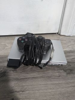 Ps2 slim with controller, AV cord and memory card but no power cord