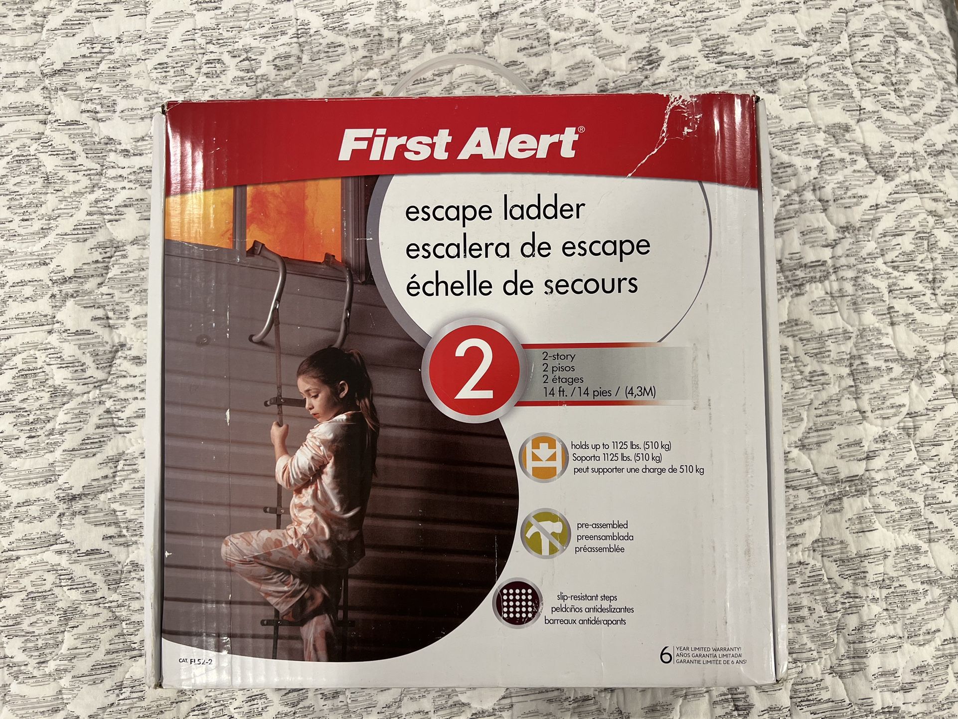 Fire Alert Escape Ladder 14ft 2 Floor