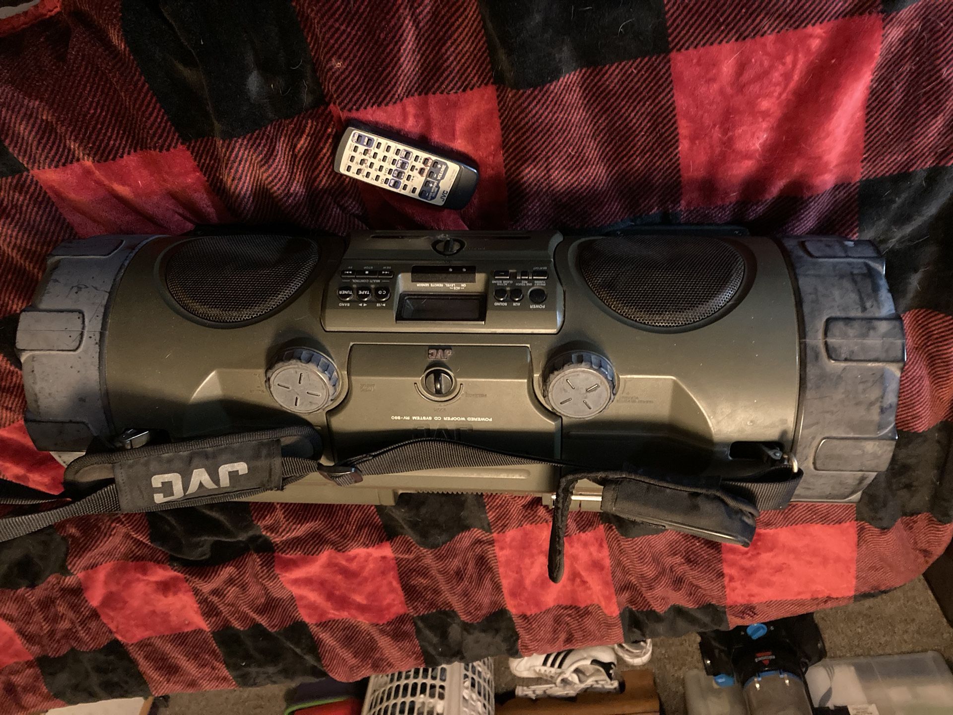 Jvc Boom Box With Remote