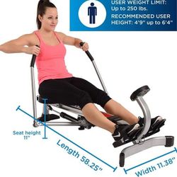 Body Trac Rowing Machine Assembled -Free Local Delivery