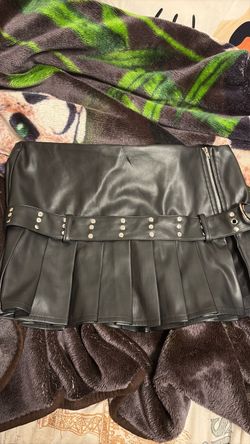 Leather skirt