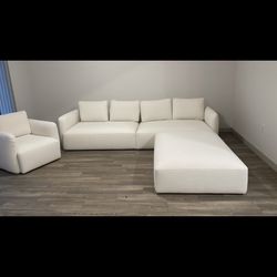 New Modani Couch With Ottoman 