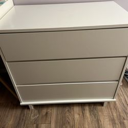 3 Drawer Dresser White