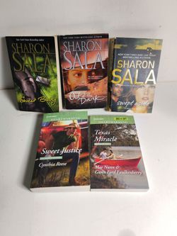 Lot of 5 Romance Novels by Sharon Sala, Cynthia Reese, and Mae Nunn