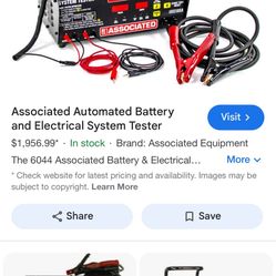 Battery Electrical System Tester Model 6044