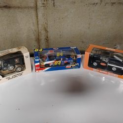 Lot of 3 Die-Cast Collectible Cars – Limited Edition & NASCAR – Great Condition!