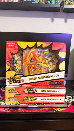 Pokemon Mega Emboar Ex Box
