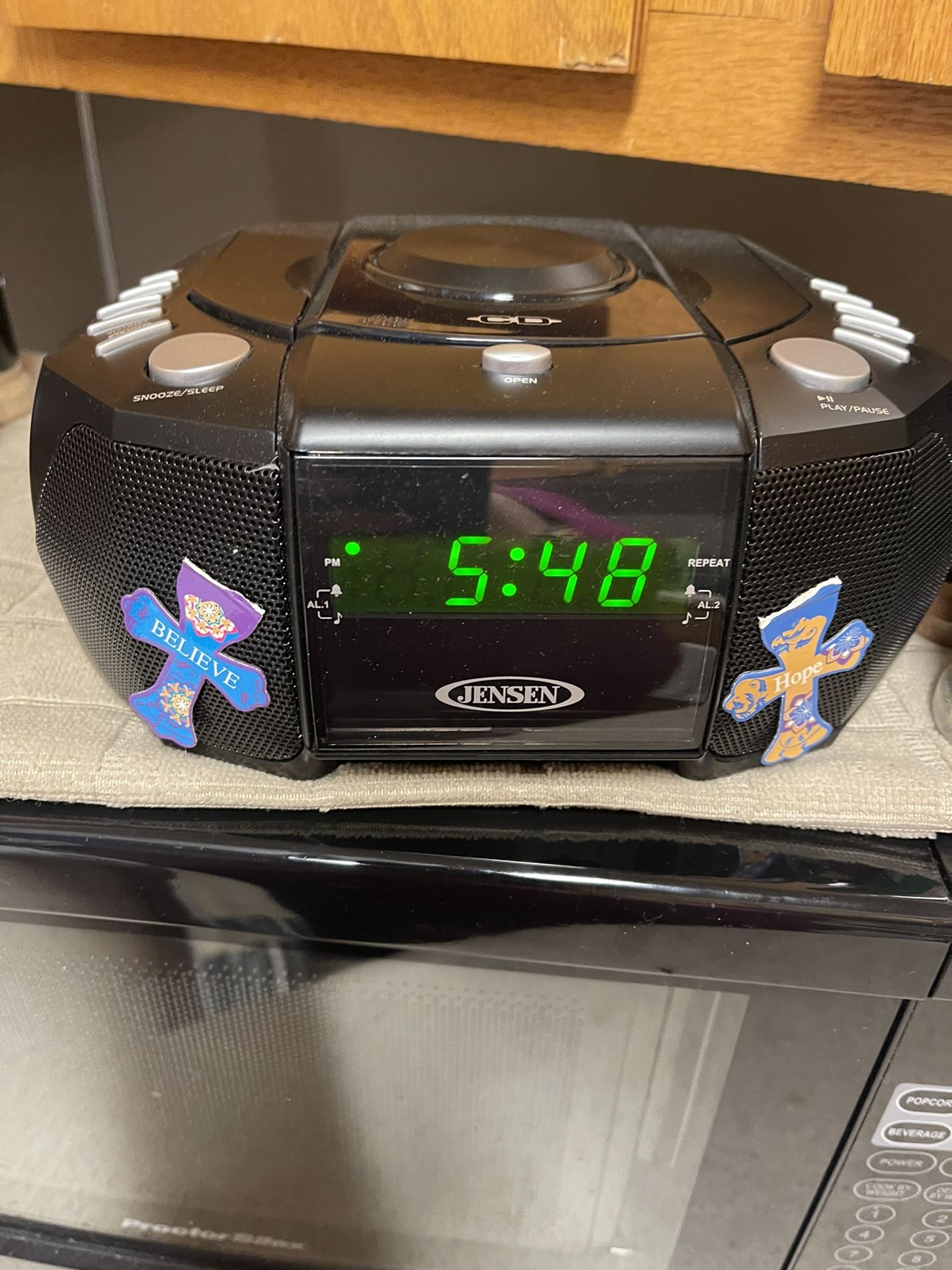 Alarm Clock Radio And Cd Player