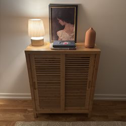 Solid Bamboo Bathroom Cabinet