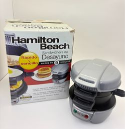New Hamilton Beach Breakfast Sandwich Maker – Open Box