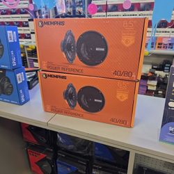 2 Pairs Of Memphis Prxs60 Speakers 40 Watts Rms 