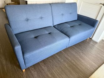 Navy Blue Futon Sofa