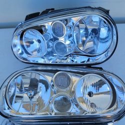 99-06 Volkswagen Golf 99-02 Cabrio Headlights Luces Micas Calaveras Faros Faroles Focos Headlamps 
