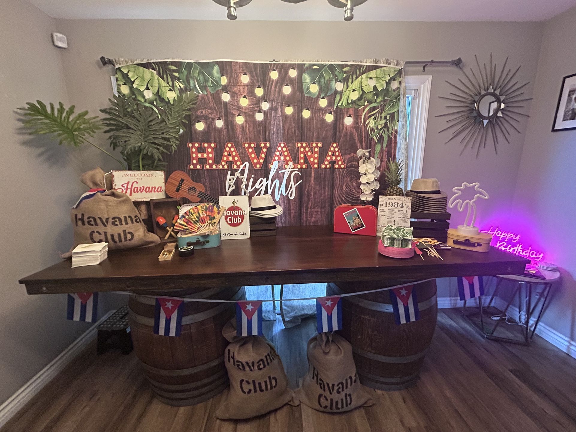 Havana nights Party Decorations