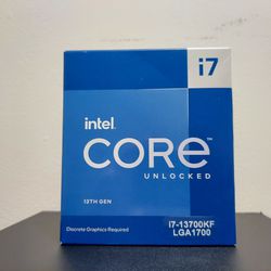 BRAND NEW UNOPENED Intel Core i7-13700KF 3.4 GHz 16 Cores Desktop CPU