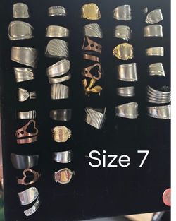 Size 7  mystery spoon ring