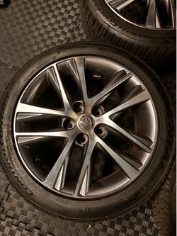 OEM Lexus IS 17” Wheels & Continental Tires 225/45R17 – Set of 4