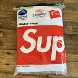 Supreme white T Shirt Triple Pack Size XL