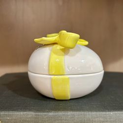 Vintage Fitz & Floyd Ceramic Egg Lidded Dish