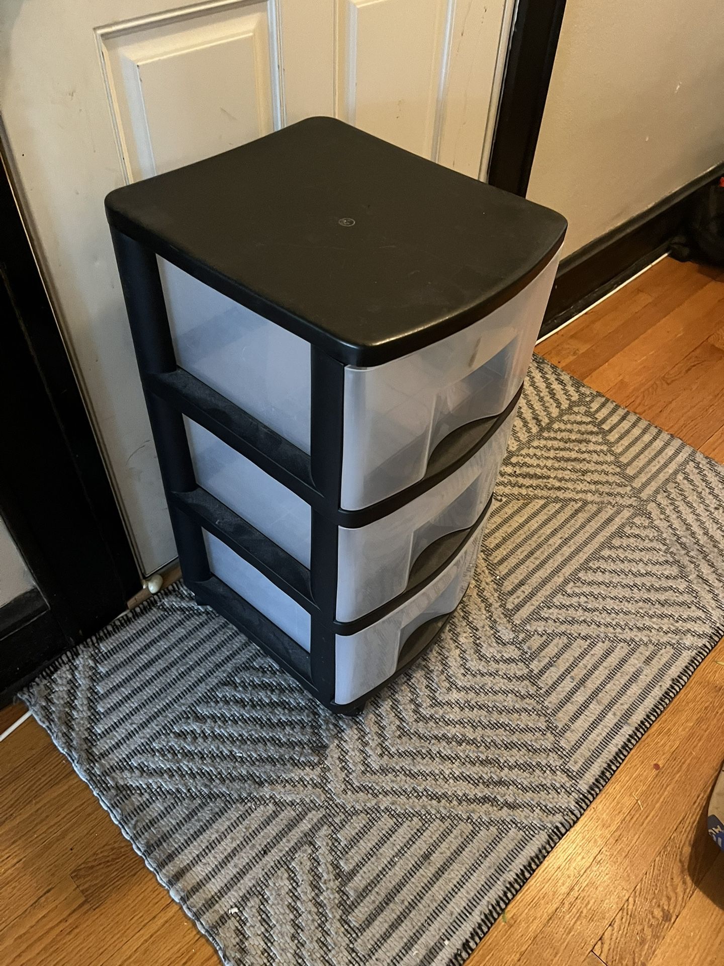 3 Shelf Plastic Drawer Organizer