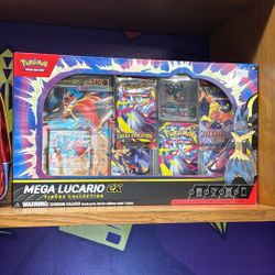 Mega lucario EX figure Collection Box