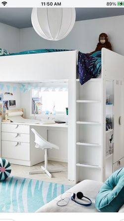 *FREE* IKEA SMASTAD TWIN LOFT BED