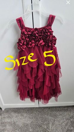 Girls Floral Petal Dress Size 7-10