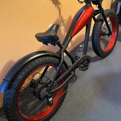 Beach Cruiser Fat Tire E-Bike