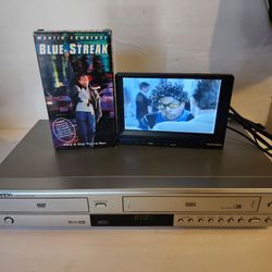 SEE⭐️VIDEO Samsung DVD-V5650 DVD VCR Combo 4Head VHS Player No Remote TESTED