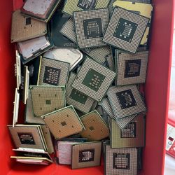 Lot Of 60 Pre Owned CPU Processors 