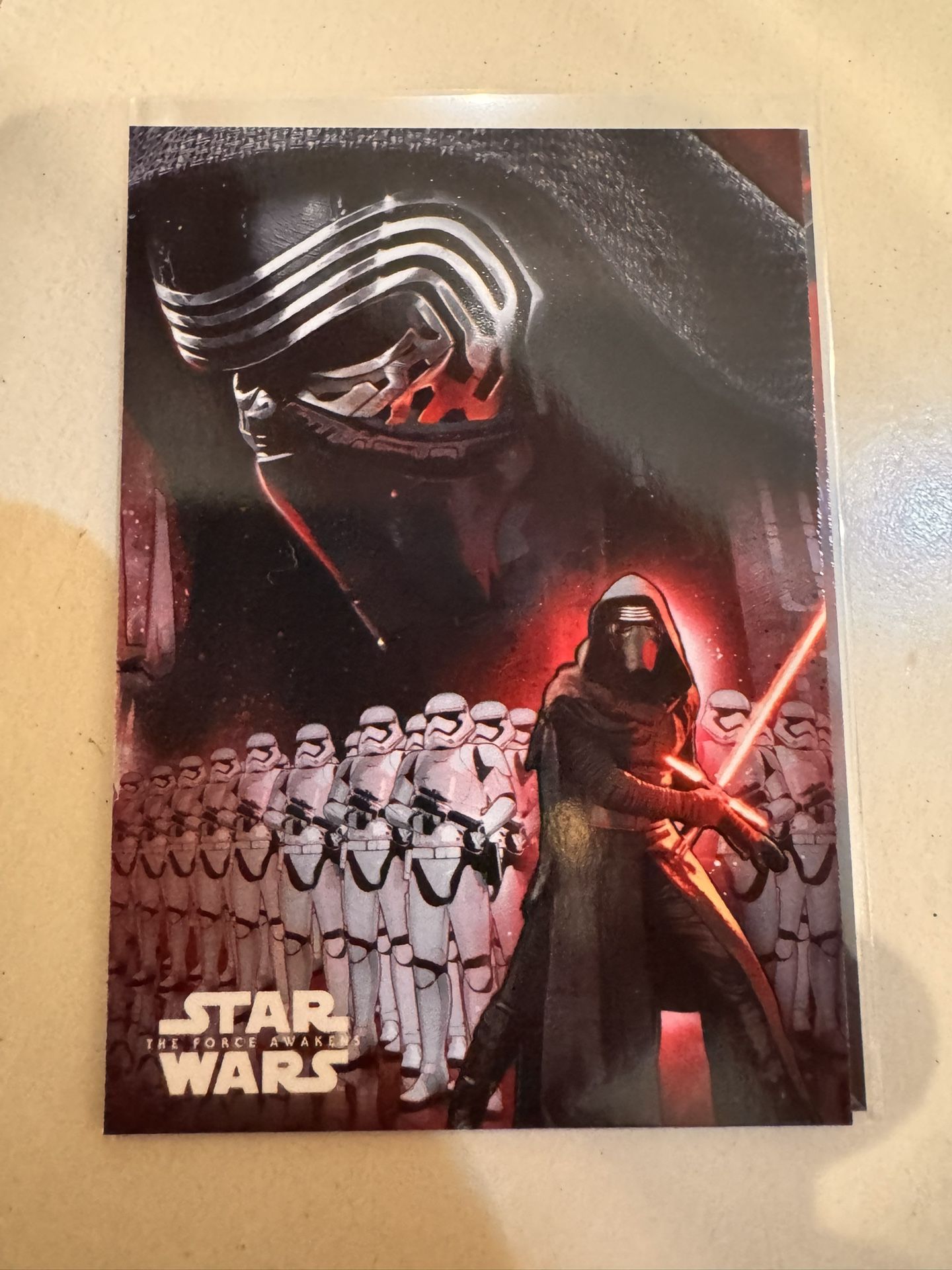 Star Wars Galaxy Kylo Ren Montage Card 4 of 8 The Force Awakens