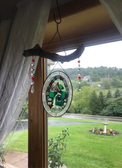 Suncatcher on Driftwood