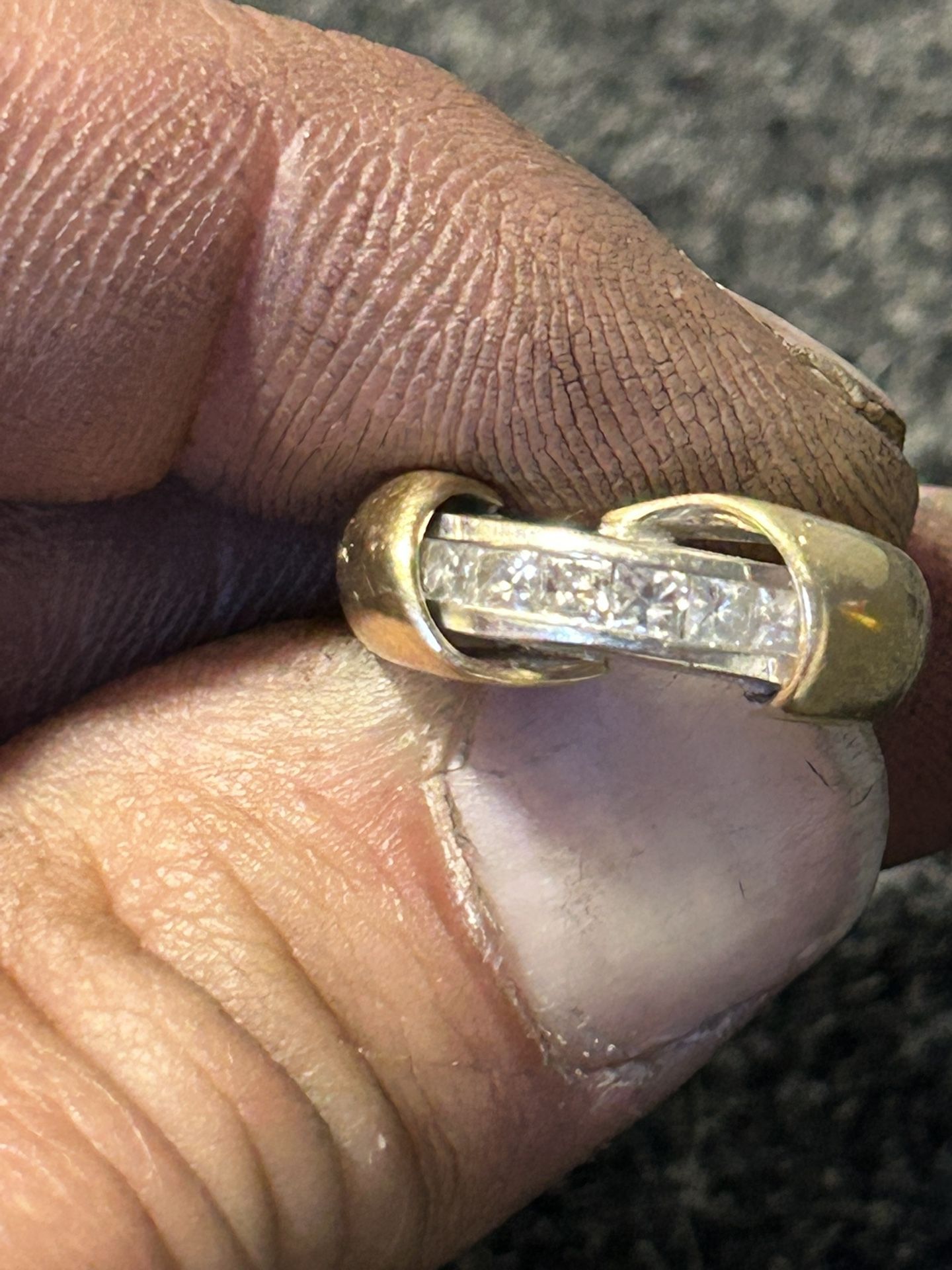 14 Carrot Gold With Diamonds