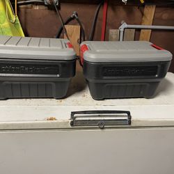 Black Plastic Storage Containers