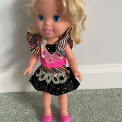 Vintage 1994 Bonnie Bowrette 12” doll by Tyco