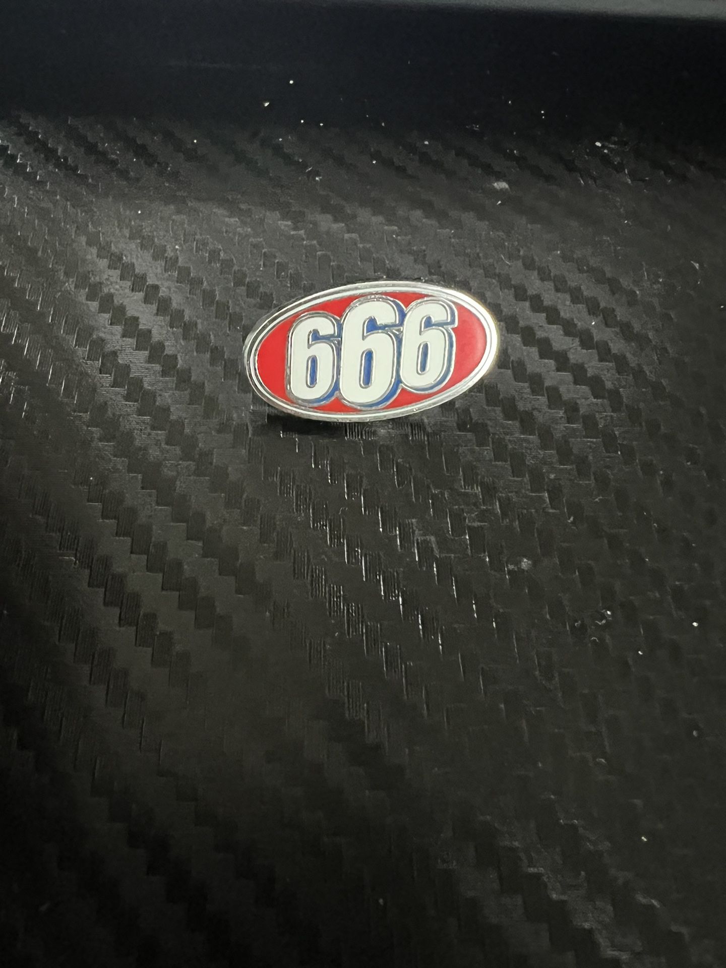 Supreme 666 Oval Pin