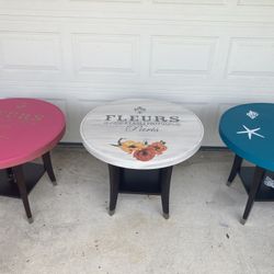 Round Side Or Coffee Tables 