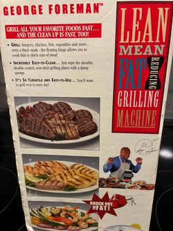 George Foreman Lean Mean Fat Reducing Grilling Machine