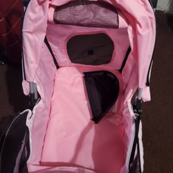 Pink Dog Stroller 
