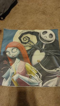 Nightmare Before Christmas Pillow Case