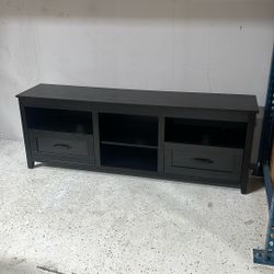 Tv Stand Black Solid Wood Brand New In Boxes