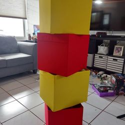 Ikea Cube Storage Fabric Bin 2 For $10 EXCELLENT CONDITION 