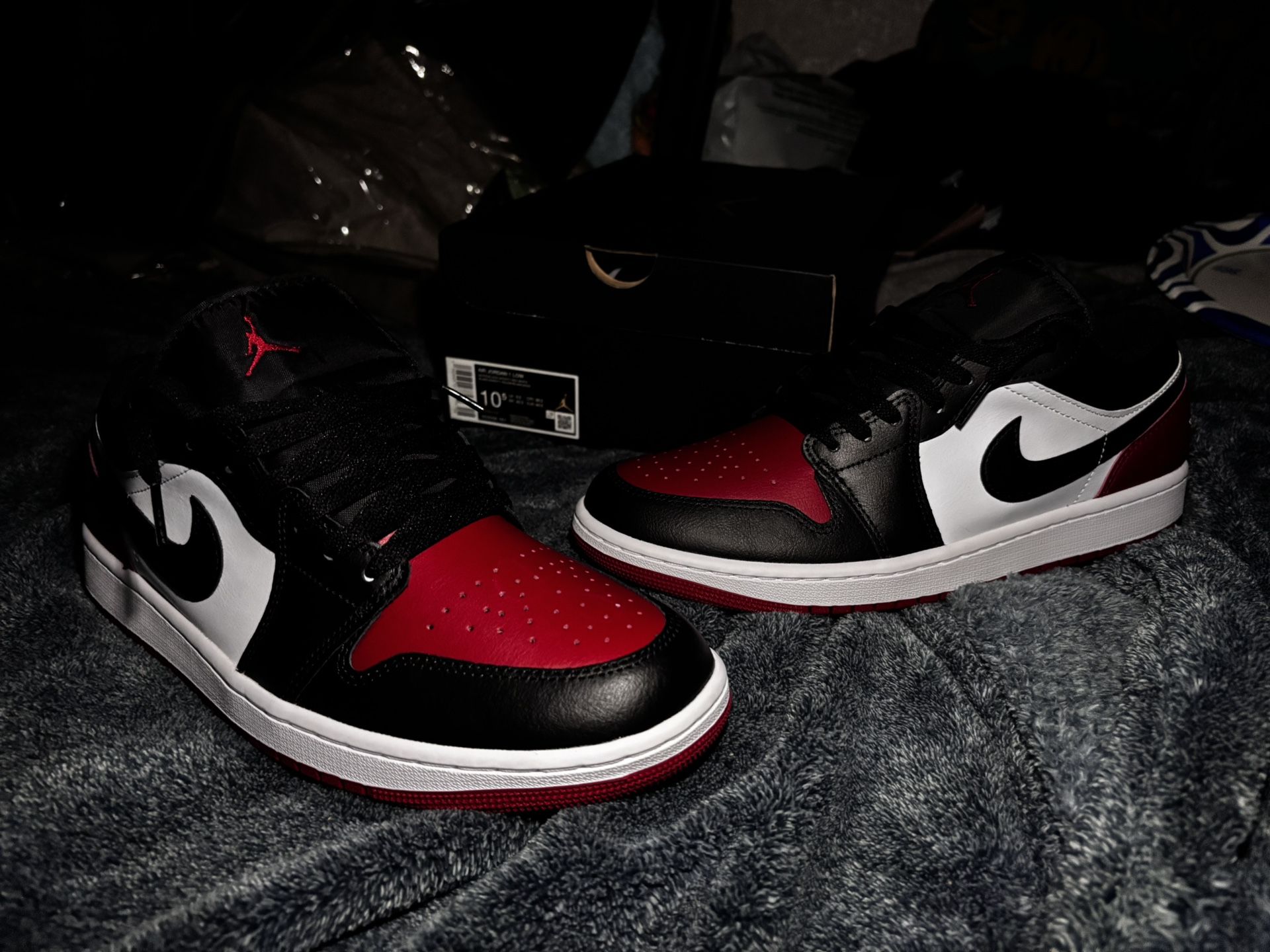 Jordan 1 Retro OG Low Bred Toe