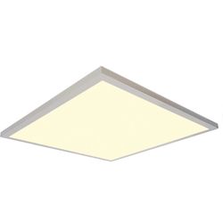 DESIGNERS FOUNTAIN 40 Watt LED Flat Panel Light Troffer, Natural White Ultrathin Edge-Lit Residential Flush Mount/Commercial Drop Ceiling Fixture, 400