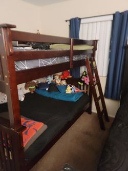 Full Size Bunk Bed Set With Dresser