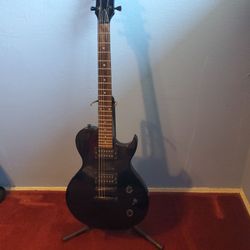 Brownsville Electric Guitar With guitar stand.